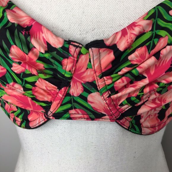 Swimsuits For All Ellos Floral Print‎ Bikini Top 10 - Picture 6 of 7